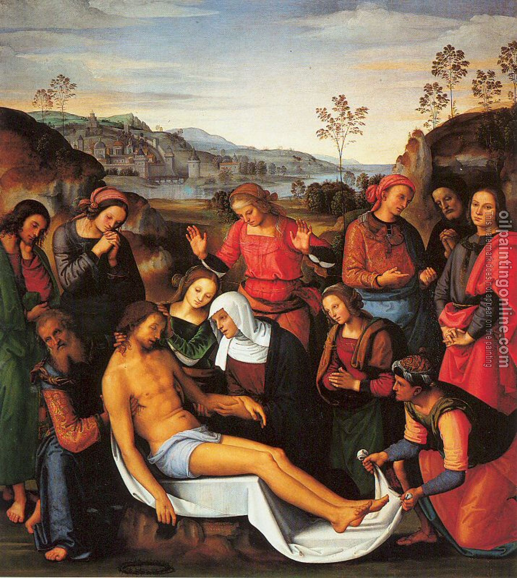 Perugino, Pietro - The Lamentation over the Dead Christ